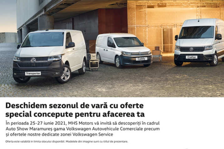 MHS Motors Volkswagen Autovehicule Comerciale & Service la Auto Show