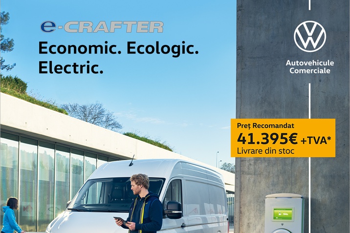 e-Crafter Volkswagen Autovehicule Comerciale MHS Baia Mare